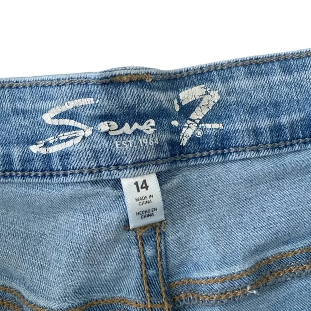 Seven7 Denim Cut Off Jean Shorts - Size 14